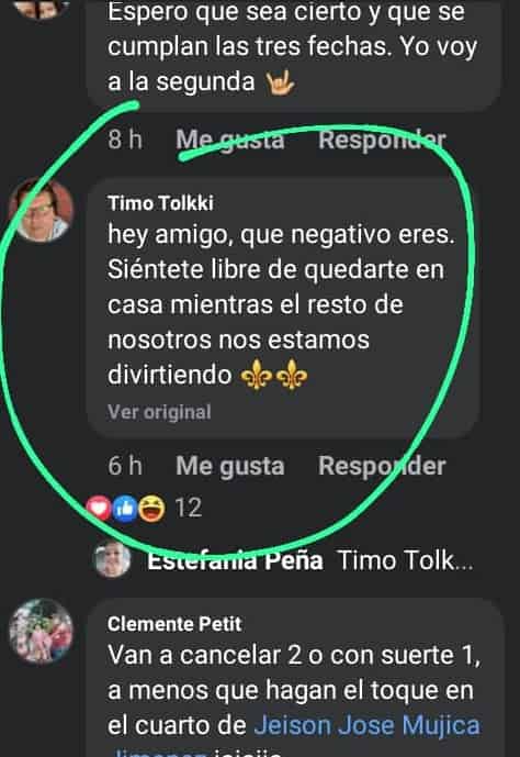 TIMO TOLKKI desmiente rumores y confirma visita a Venezuela!