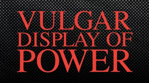 Pantera, Vulgar Display of Power