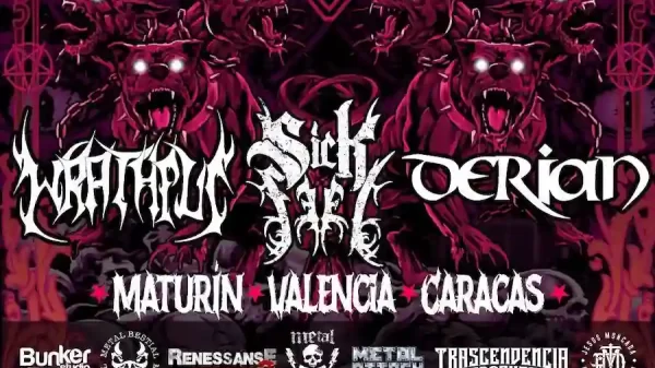 Sick Feel, Wrathful, Derian, Gira 2023