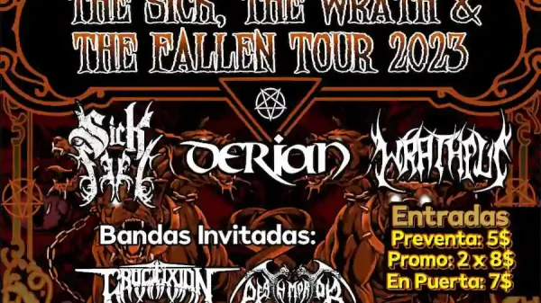 Sick Feel, Derian, Wrathful - Valencia