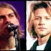 Kurt Cobain (Nirvana) y Bon Jovi
