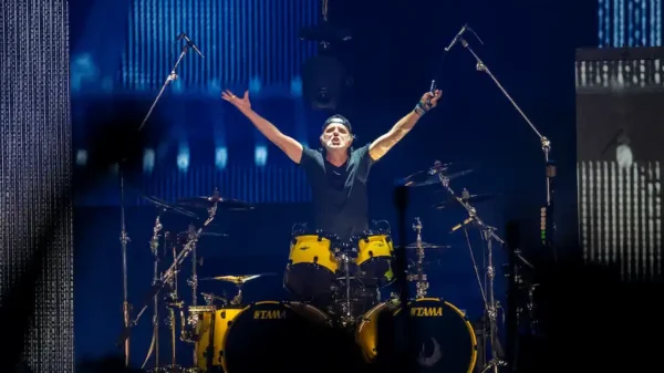 Lars Ulrich de Metallica en el Power Trip Festival