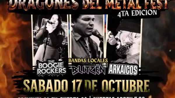 Festival Dragones del Metal llega por primera vez a Punto Fijo este #17Oct de 2026